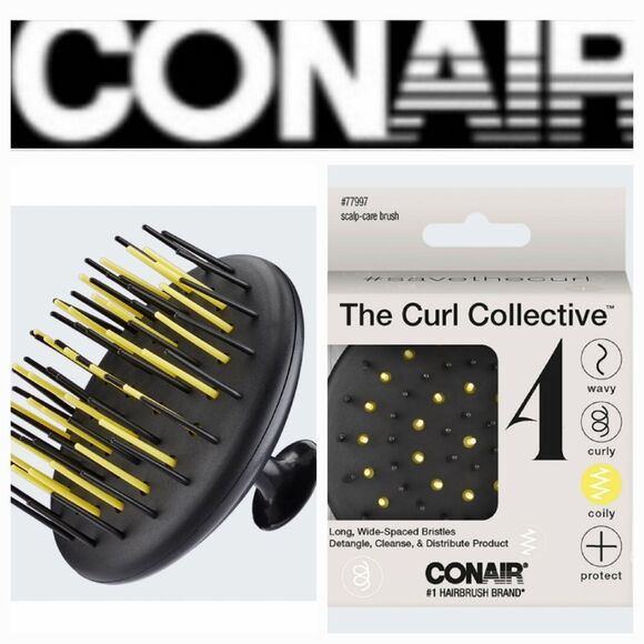 Conair The Curl Collective #4 Scalp Care Brush - Picture 1 of 7